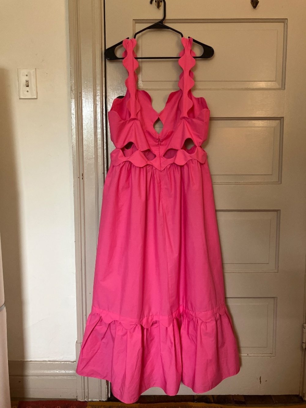Farm Rio Pink Cut-Out Midi Dress XL NWT! - Picture 10 of 10